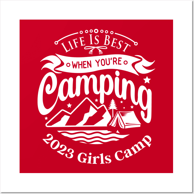 Girls Camp LDS Mormon Young Women Cute Summer Wall Art by MalibuSun